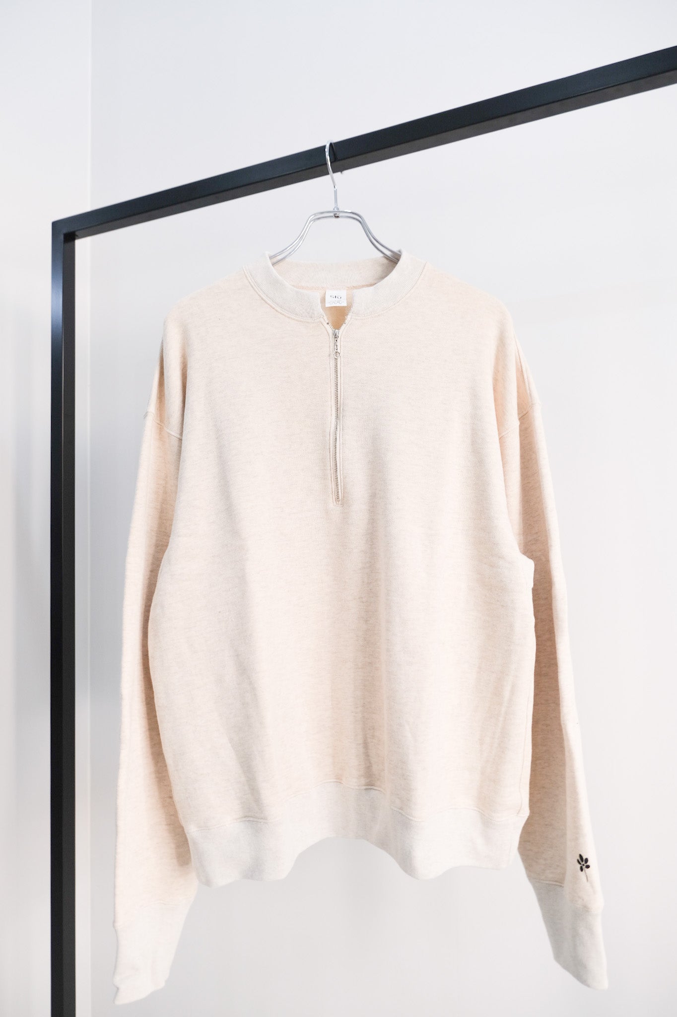 half zip sweat kinari