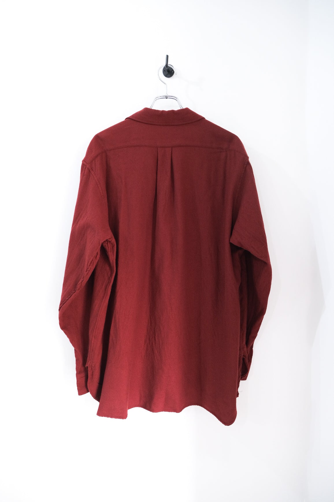 WASHED SUPER FINE WOOL VIYELLA SKIPPER SHIRT