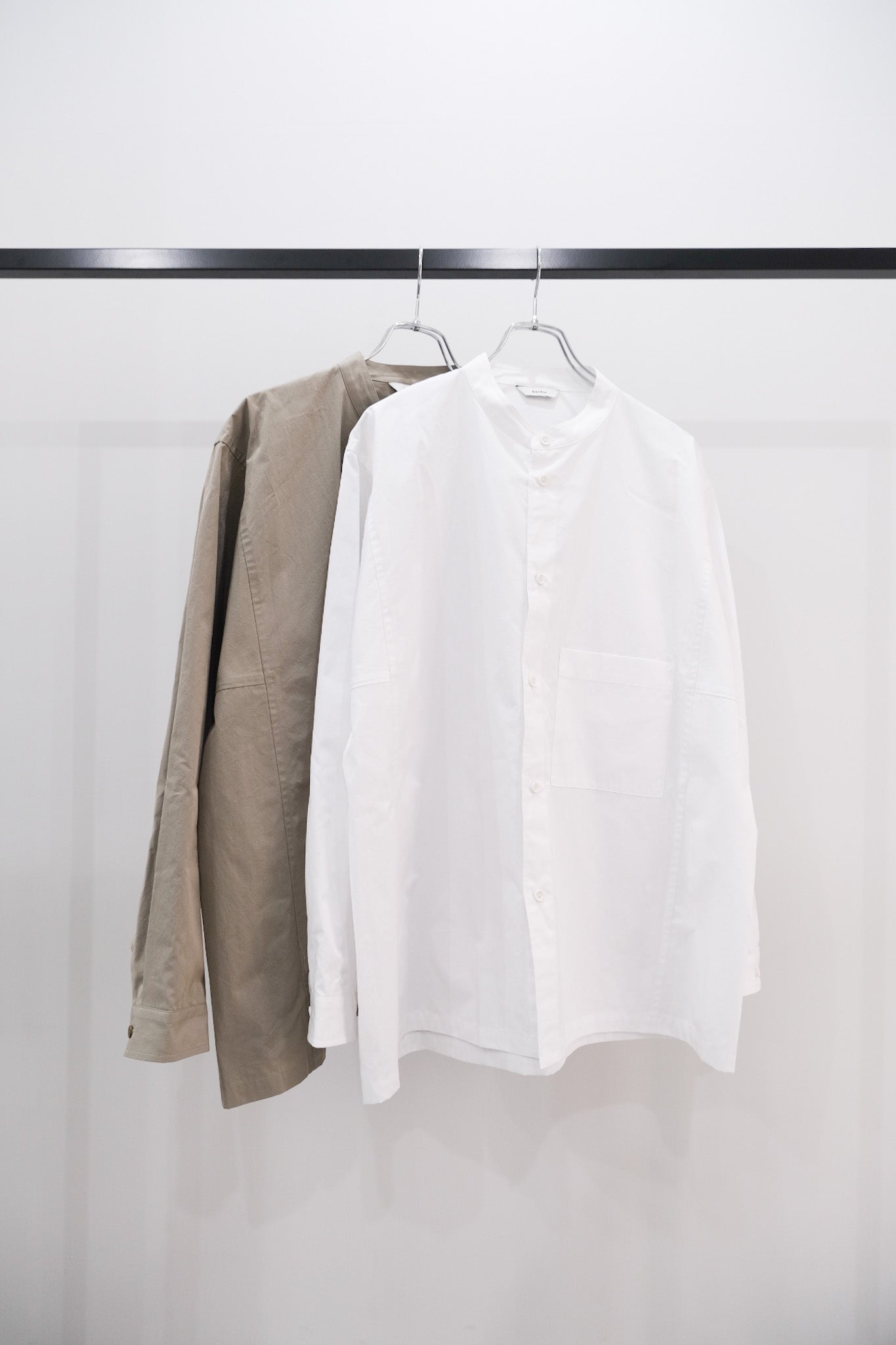 SQ AH BAND COLLAR SHIRT