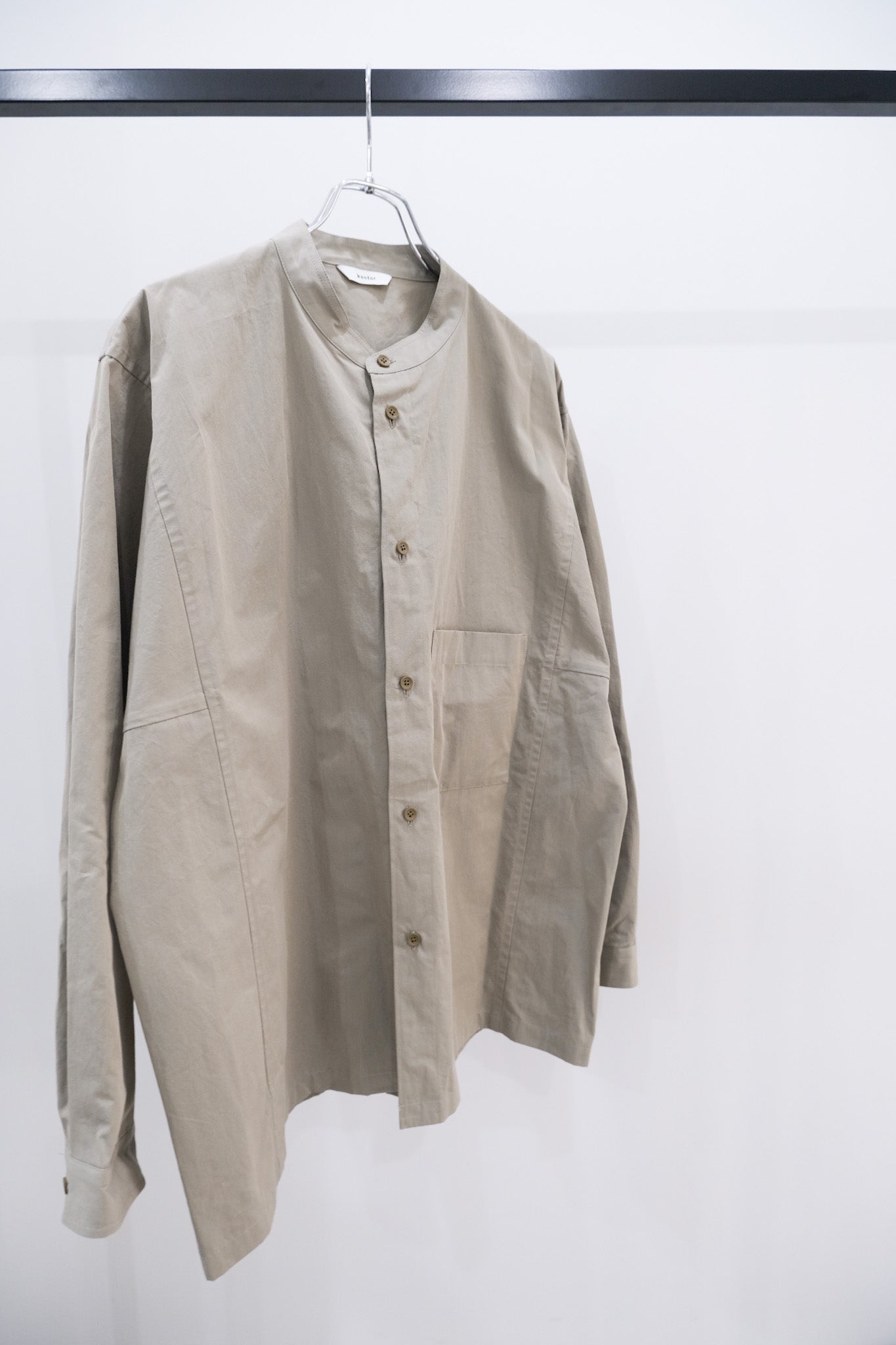 SQ AH BAND COLLAR SHIRT