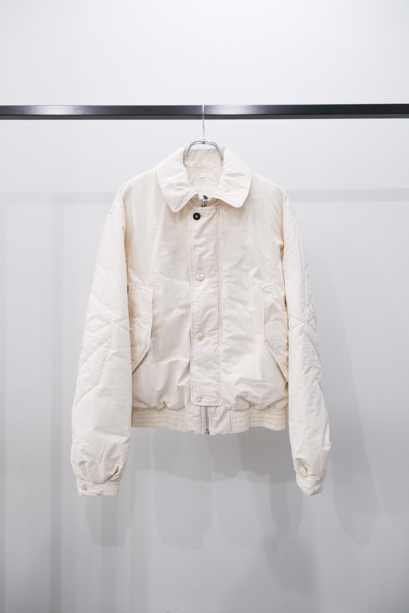 Over Dyed Padding Jacket "FLOWER"
