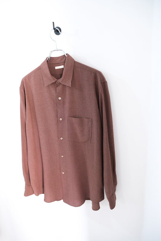 RAYON LINEN CHECK SHIRT