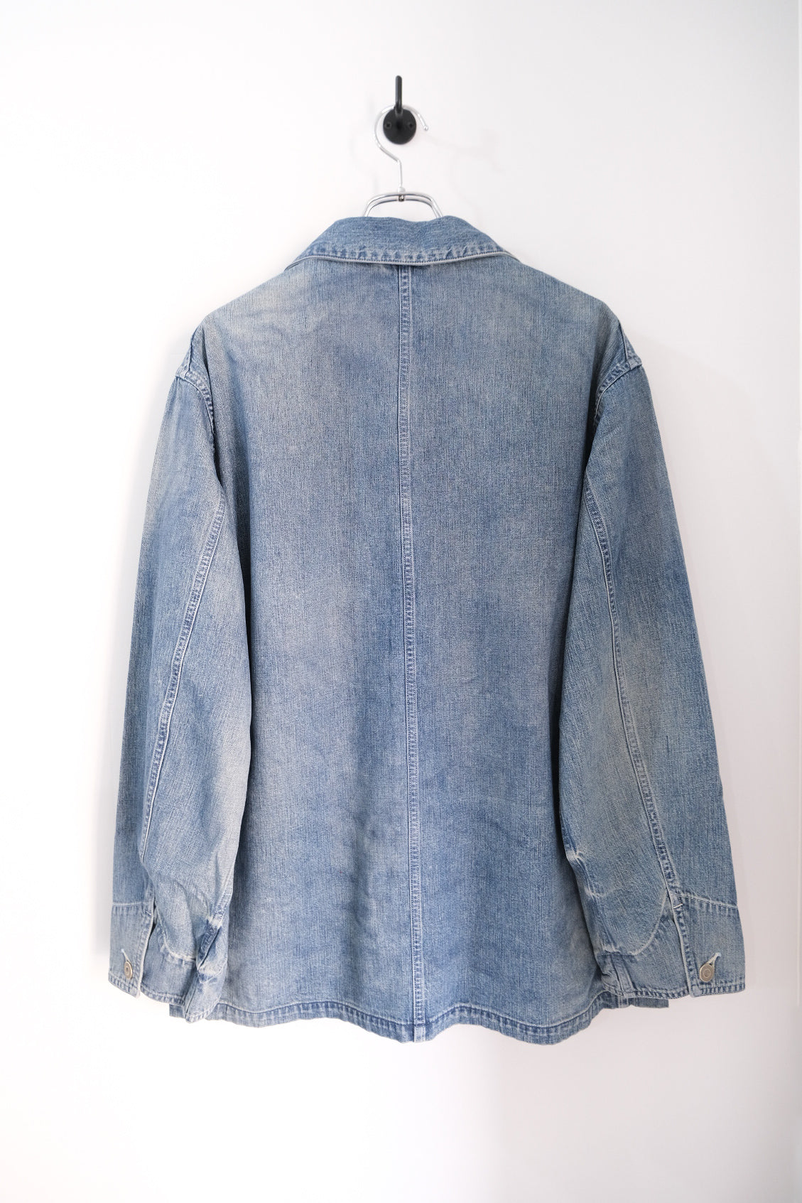 FADED LIGHT DENIM COVERALL
