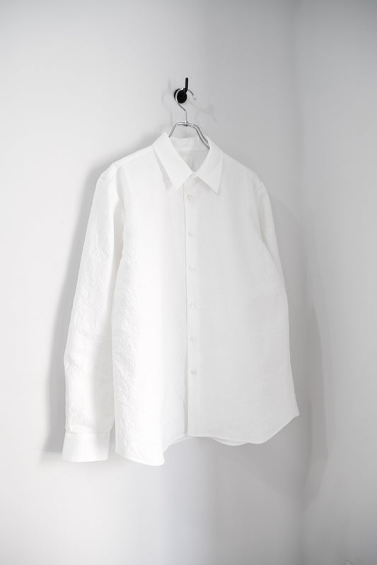 塩縮加工ラミーシャンブレーシャツ