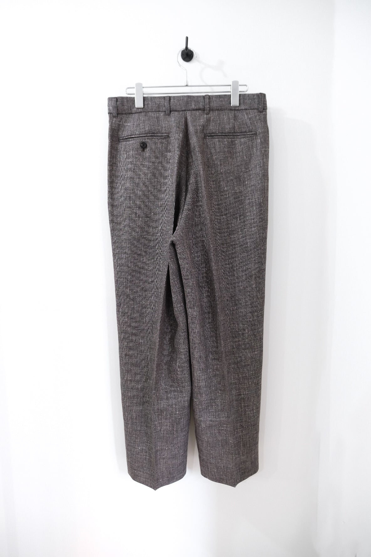 WOOL LINEN 1TUCK SLACKS