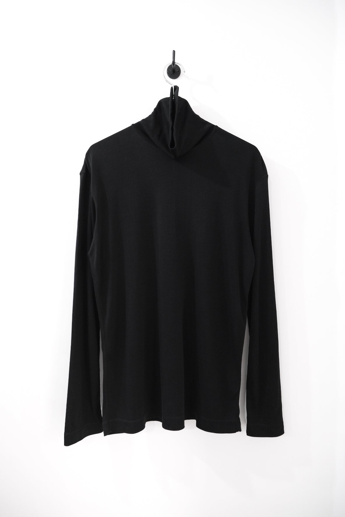 タートルネックシルクTシャツ
