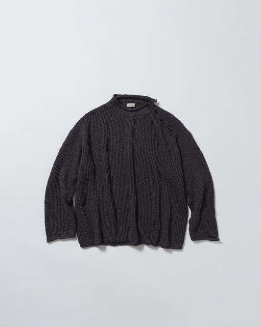 COTTON LINEN LOOSE FIT SWEATER