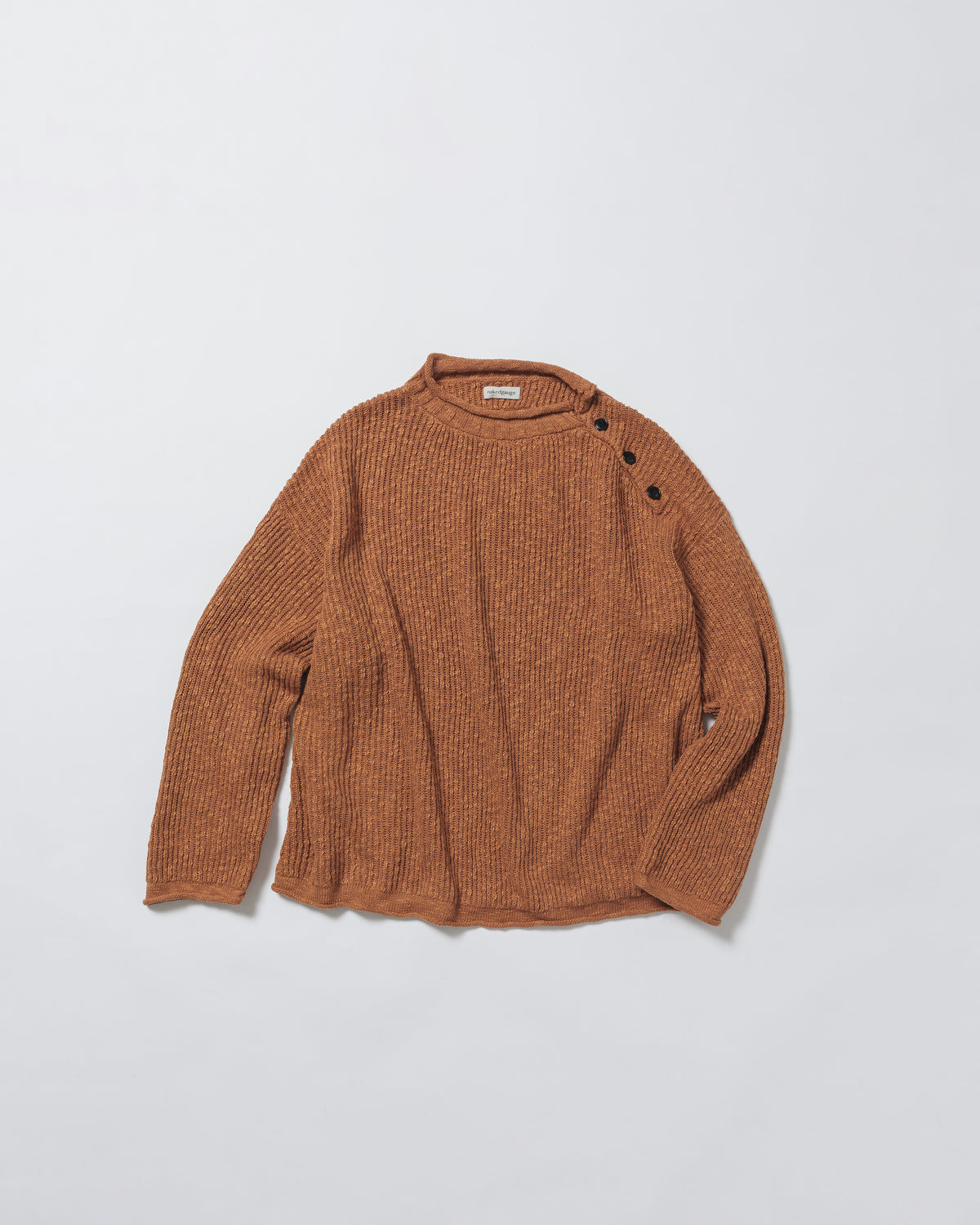 COTTON LINEN LOOSE FIT SWEATER