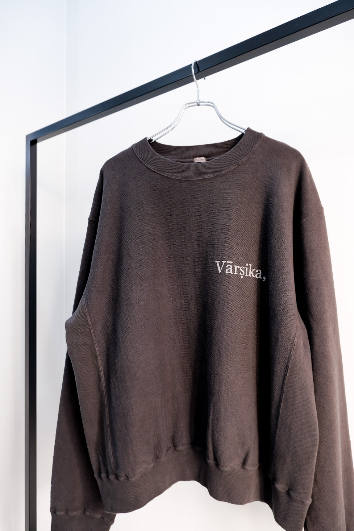 Over dyed Sweat Shirt with A.S｜Fujimoto 23SS ｜えん -en-