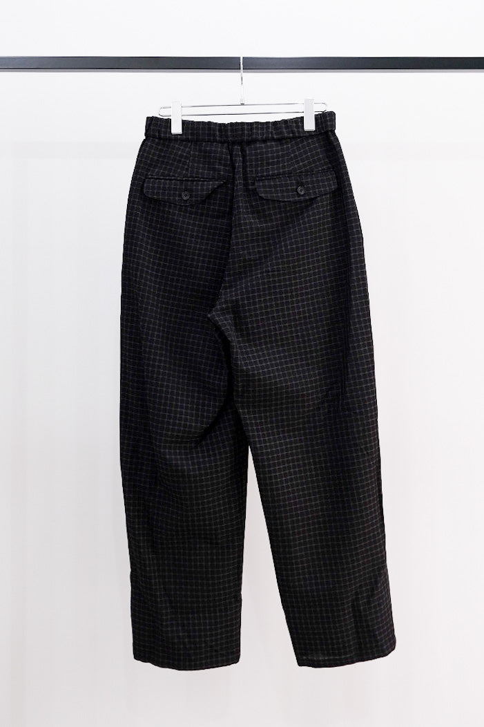 【40% off】DOBBY CHECKS EASY SLACKS