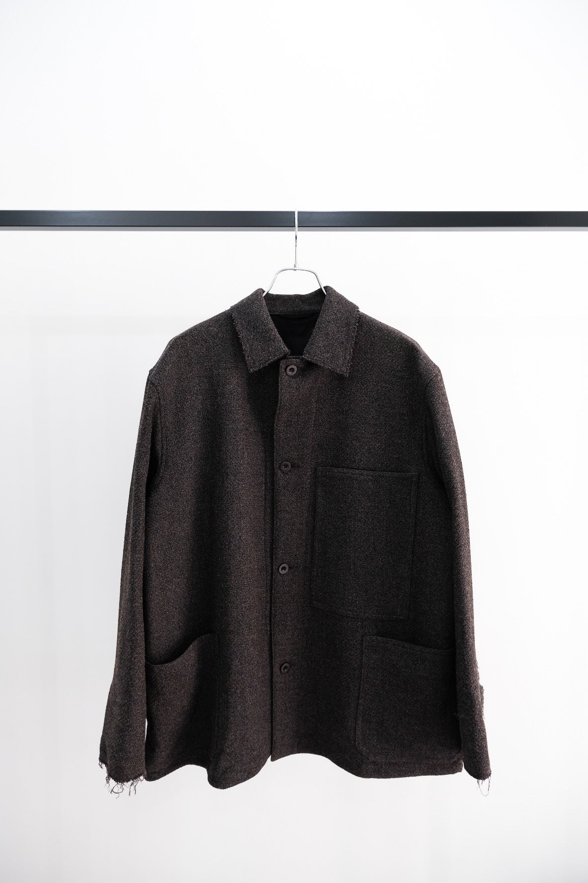 【40% off】SHETLAND WOOL SILK TWEED COVER ALL