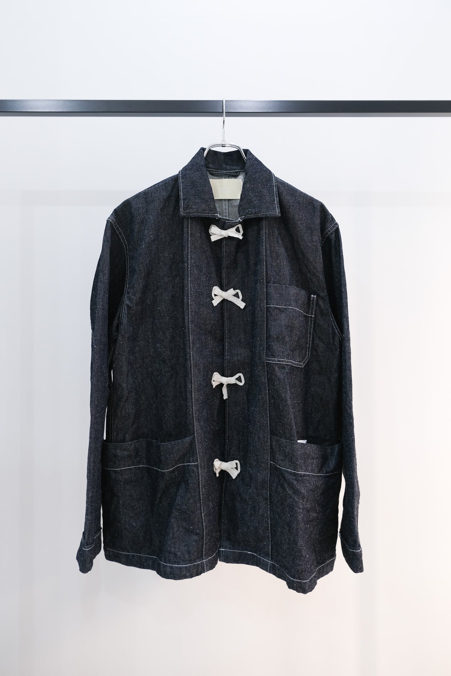 【30% off】SILK DENIM PAJAMA JACKET