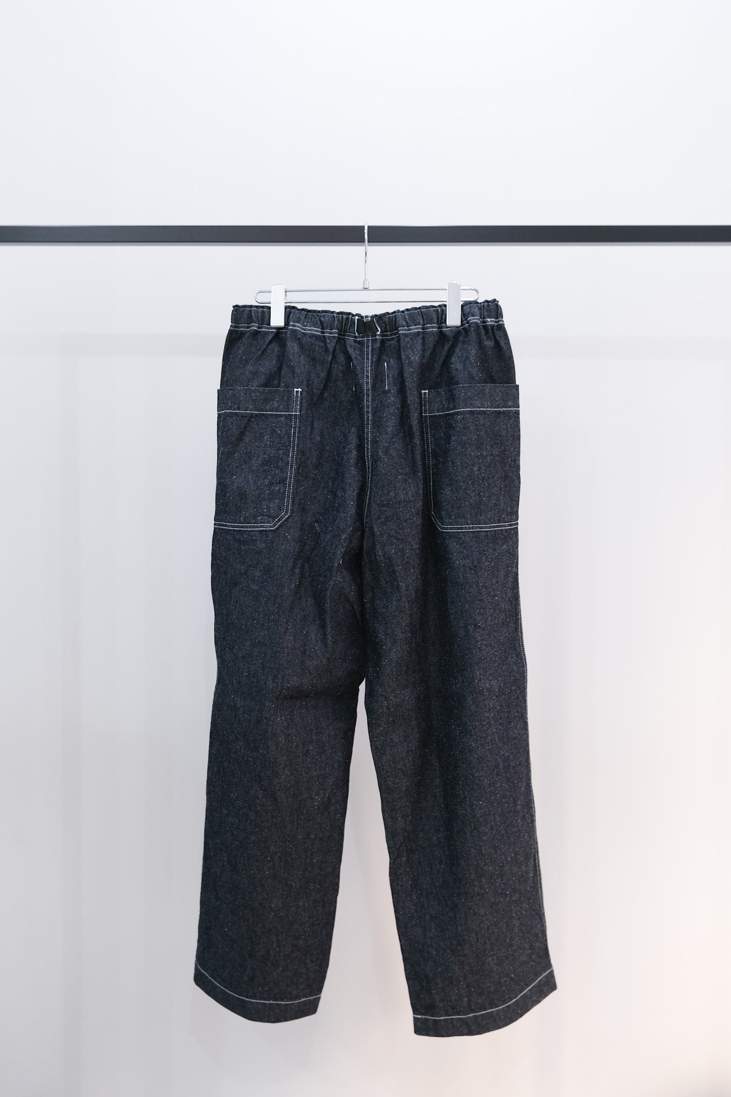 SILK DENIM PAJAMA PANTS