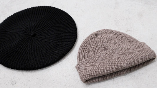 用と景｜Yagasuri Knit Cap,Yukitsuri Knit Beret｜YASHIKI 22AW｜えん -en-