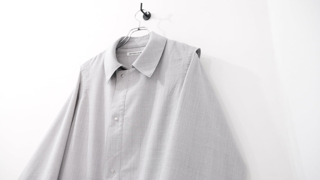 与え｜Mod Half Coat Wool｜OPPOSE DUALITY 26SS｜えん -en-