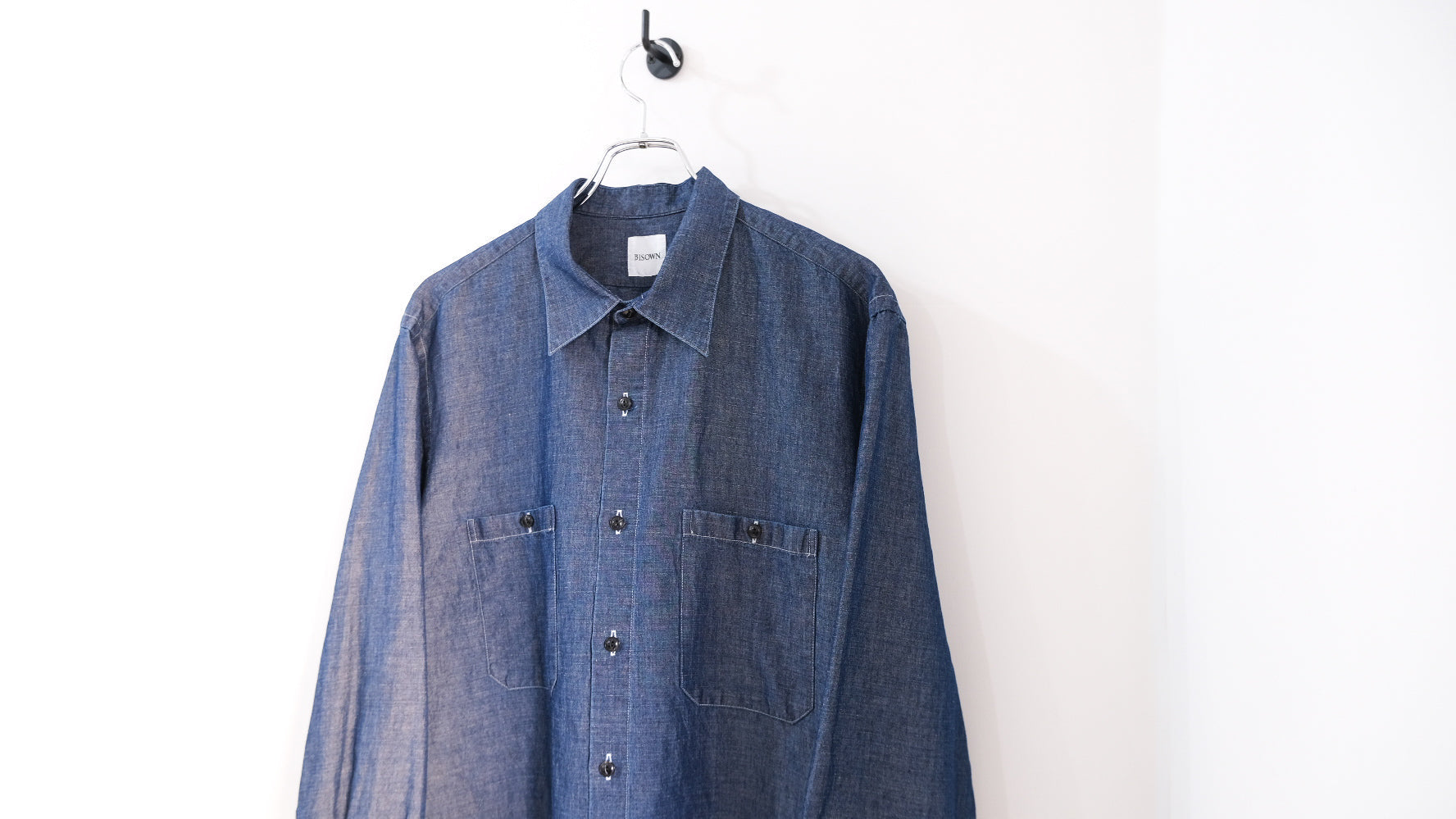 でも｜COTTON LINEN CAMBRAY SHIRTS｜BISOWN 26SS｜えん -en-