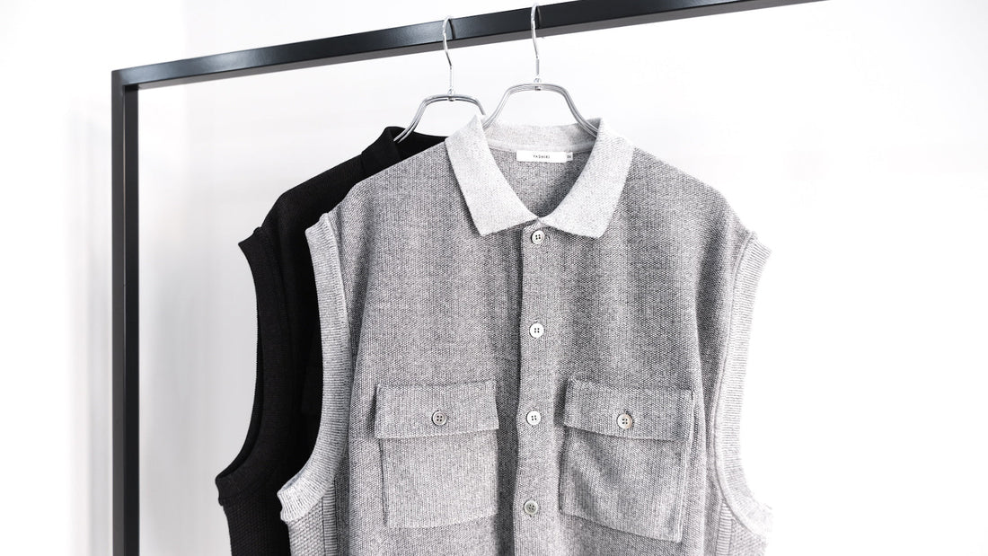 揺れる｜Haoto Collar Vest｜YASHIKI 26SS｜えん -en-
