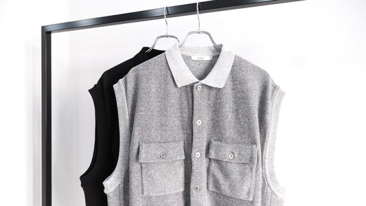 揺れる｜Haoto Collar Vest｜YASHIKI 26SS｜えん -en-