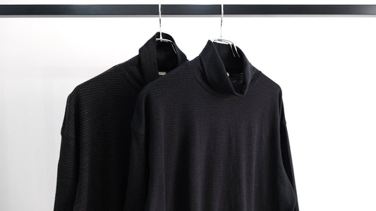 沿う｜SUPER FINE WOOL COTTON TURTLE-NECK TOP｜ULTERIOR 25AW｜えん -en-