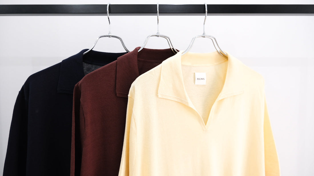 まるで｜SILK COTTON SKIPPER KNIT｜BISOWN 26SS｜えん -en-