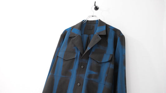 込めて｜ウールカシミア・テーラードカラーシャツ｜山内 25AW｜えん -en-