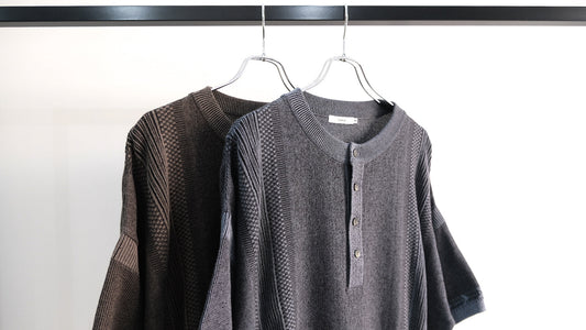 ような｜Ryokufu Henley Knit｜YASHIKI 26SS｜えん -en-