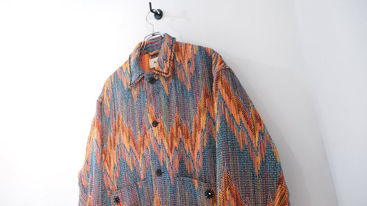 なら｜herring bone khadi 2-pocket coverall｜nagoune 26SS｜えん -en-