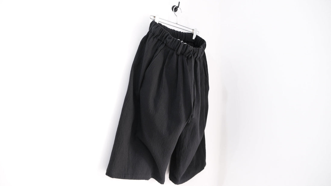 しっかり｜Cotton Buggy Half Pants｜Blanc YM 26SS｜えん -en-
