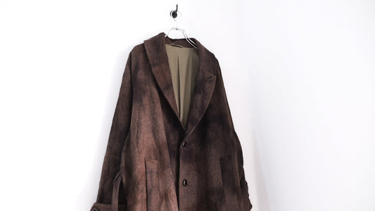 付く｜tabi melton coat｜satou 25AW｜えん -en-