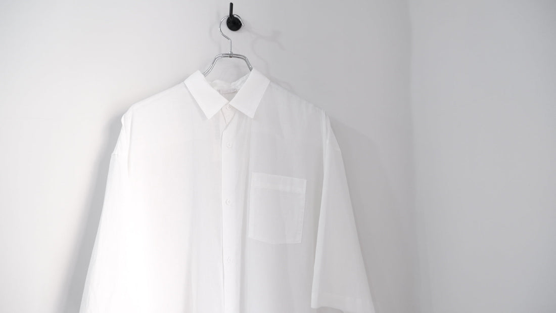 わずか｜Supima Cotton Half Shirts｜Blanc YM 26SS｜えん -en-