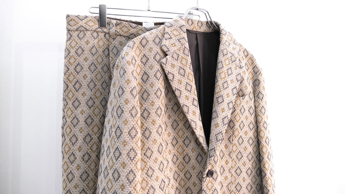 漂う｜HEAVY WOOL 2B JACKET,HEAVYWOOL 1TUCK EASY SLACKS｜BISOWN 25AW｜えん -en-