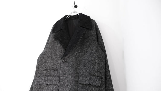 活かす｜WOOL SILK KERSEY DB COAT｜ULTERIOR 25AW｜えん -en-