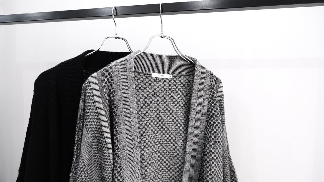 残し｜Yukiato Knit Coat｜YASHIKI 25AW｜えん -en-