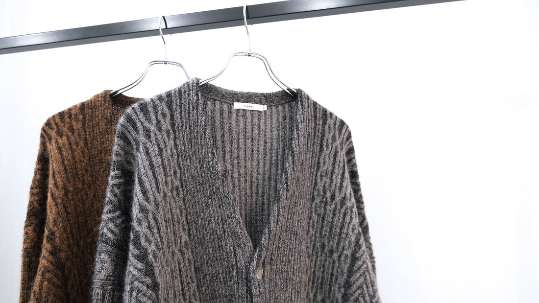 踏｜Sekkei mohair Cardigan｜YASHIKI 25AW｜えん -en-