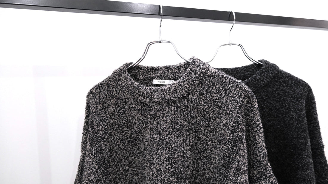 告げる｜Shusetsu Boucle Knit｜YASHIKI 25AW｜えん -en-