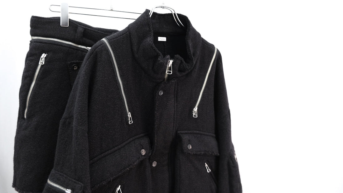 詰め｜Deep Double Cloth indie Jacket,Deep Double Cloth indie Trousers｜Fujimoto 25AW｜えん -en-