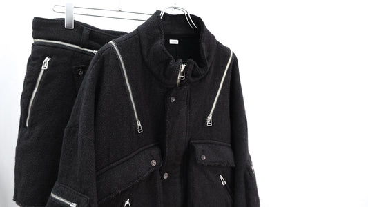 詰め｜Deep Double Cloth indie Jacket,Deep Double Cloth indie Trousers｜Fujimoto 25AW｜えん -en-