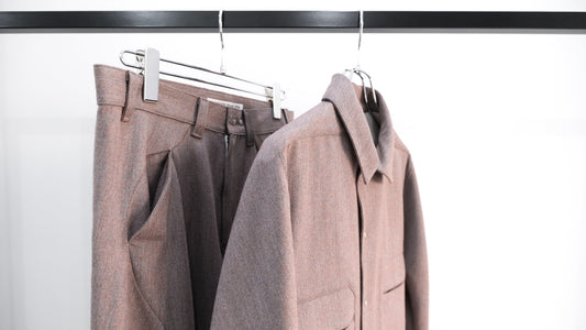 加わる｜Panel Shirts Wool,6 Pocket Sub Ong Wool Trousers｜OPPOSE DUALITY 25AW｜えん -en-