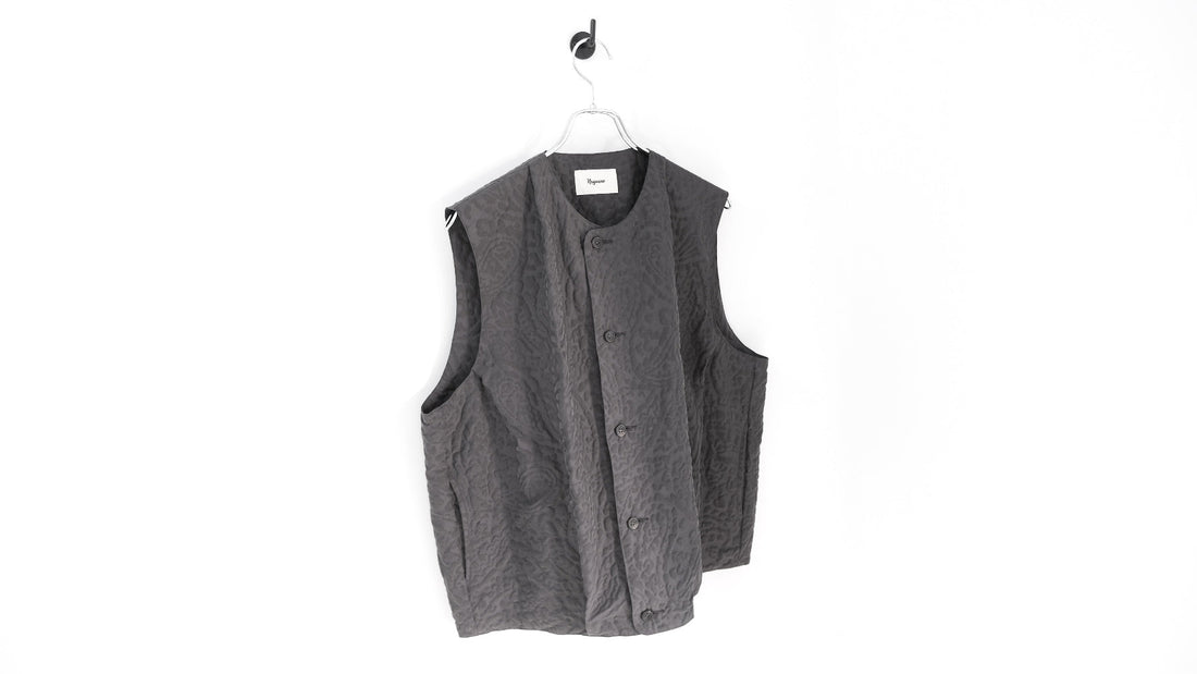 飾｜Divock nylon Uneven vest｜nagoune 25AW｜えん -en-