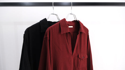 纏って｜WASHED SUPER FINE WOOL VIYELLA SKIPPER SHIRT｜ULTERIOR 26AW｜えん -en-