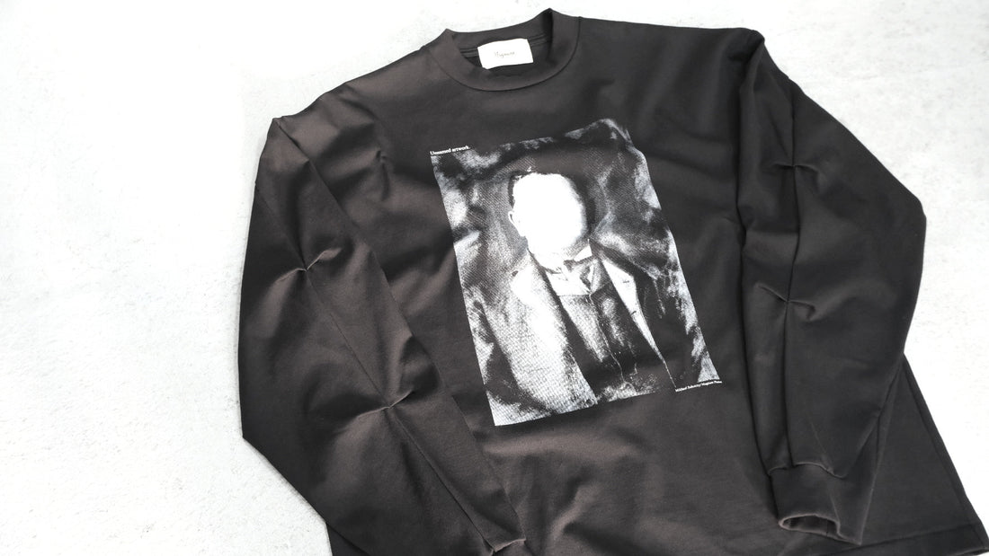 隠れ｜WEP print T-shirt｜nagoune 25AW｜えん -en-