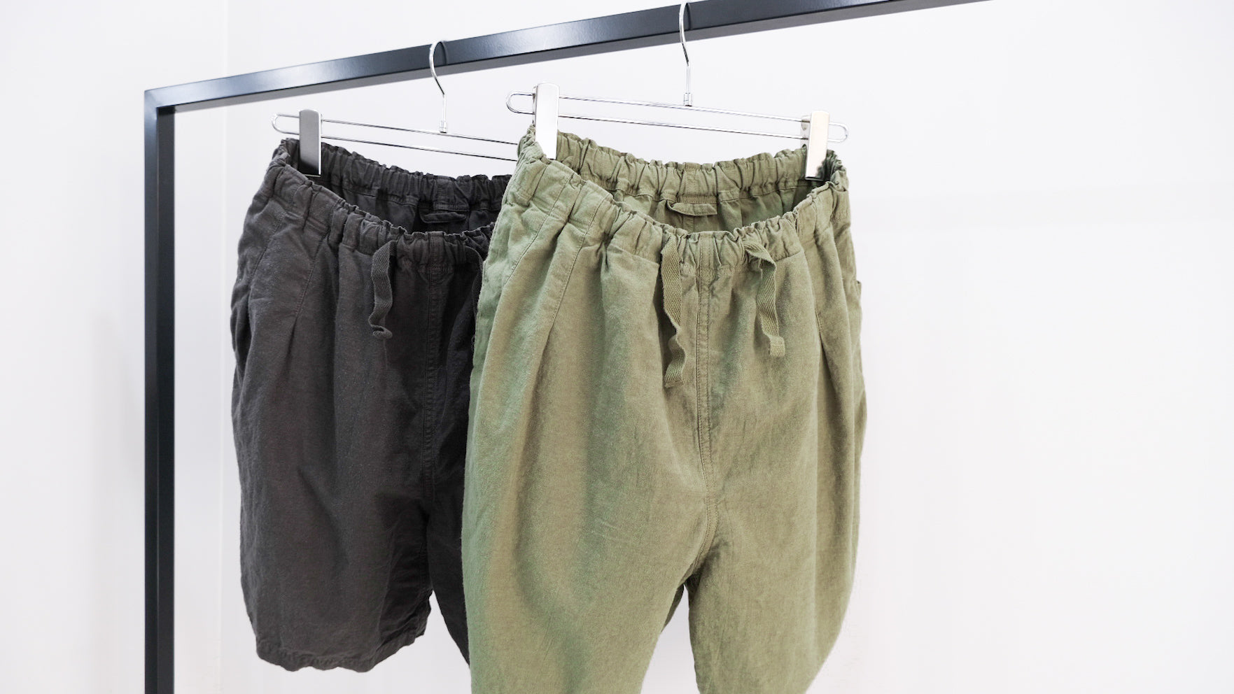 健在｜PAJAMA SHORTS｜INNAT 24SS｜えん -en-