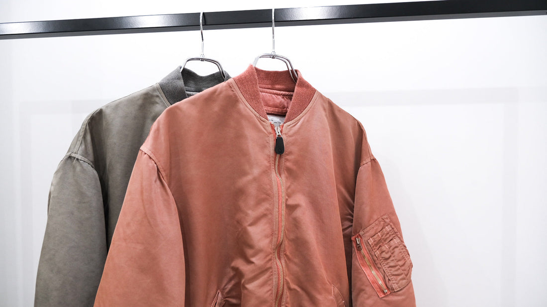 べき｜HAND-DYED BOMBER JACKET｜INNAT 26AW｜えん -en-