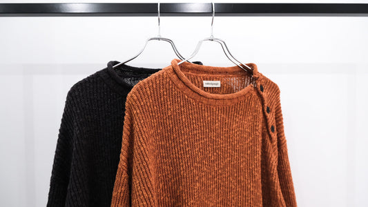 ではない｜COTTON LINEN LOOSE FIT SWEATER｜nakedgauge 26AW｜えん -en-