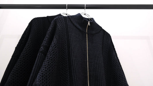 包まれ｜Akiiro Drivers Knit｜YASHIKI 26AW｜えん -en-