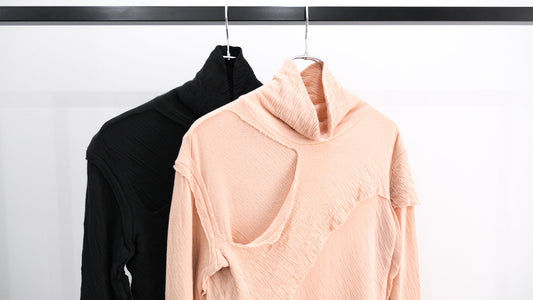 刻む｜Over Dyed Highneck L/S Tee｜Fujimoto 25SS｜えん -en-