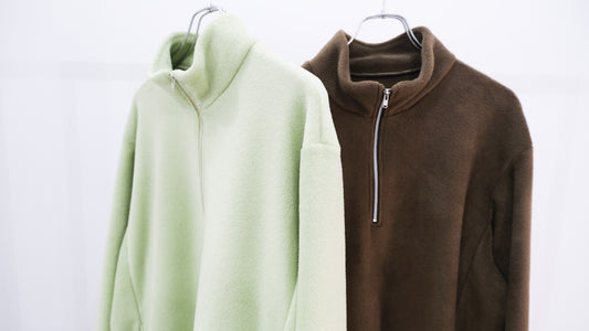 ふっくら｜Fleece Tranquility Half-Zip｜FUJI 23AW｜えん -en-