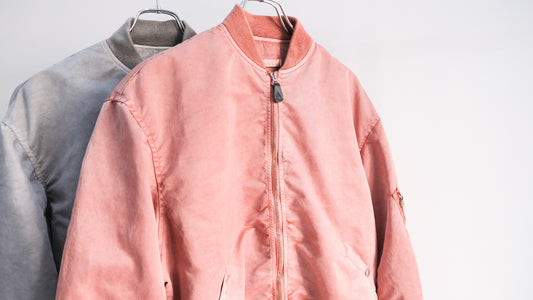 ようやく｜HAND DYED BOMBER JACKET｜INNAT 23AW｜えん -en-