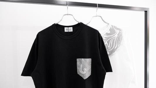 深み｜Suminagashi Pocket Tee,Suminagashi Tee｜KUON 24SS｜えん -en-