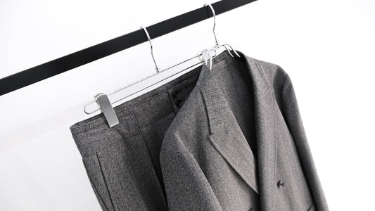 まず｜WOOL WASHI HERRINGBONE DB JKT,WOOL WASHI HERRINGBONE TUCKED TROUSERS｜ULTERIOR 26SS｜えん -en-